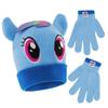 Hasbro Girls Winter Hat, Kids Gloves and Scarf, My Little Pony Baby Beanie For Ages 4-7, Light Blue view 1