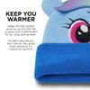 Hasbro Girls Winter Hat, Kids Gloves and Scarf, My Little Pony Baby Beanie For Ages 4-7, Light Blue view 3