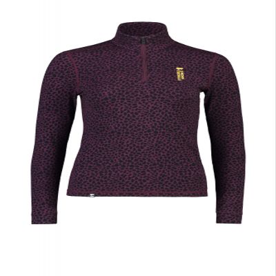 Mons Royale W Cascade 1/4 Zip Print