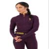 Mons Royale W Cascade 1/4 Zip Print view 3