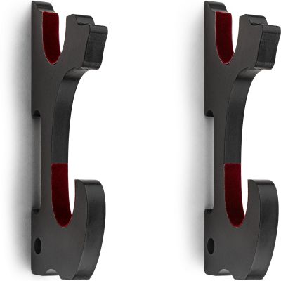 Ekkhysis Sword Holder Wall Mount 2-Tier Velvet Padded Hook Katana Holder Adjustable Display Hanger for Samurai Sword Tanto Rapier Light Saber Cosplay Blade Tanjirou Demon Slayer Weapon Rack