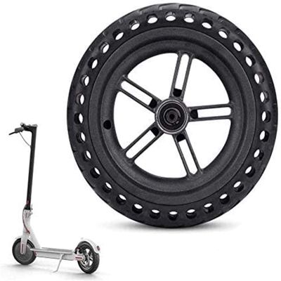 GYL Scooter Wheel Hub solid Tyre Explosion Proof Honeycomb Structure Anti-Skid Wheel Rear Tire Set Replacement for M365 Electric Scooter