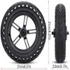 GYL Scooter Wheel Hub solid Tyre Explosion Proof Honeycomb Structure Anti-Skid Wheel Rear Tire Set Replacement for M365 Electric Scooter view 3