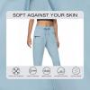 Haowind Joggers for Women with Pockets Elastic Waist Workout Sport Gym Pants Comfy Lounge Yoga Running Pants(Denim Blue XXL) view 4