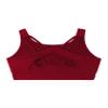 easyforever Kids Girls Athletic Sport Bra Strappy Back Vest Crop Top Tanks for Gym Workout Dance Gymnastics Burgundy E 4 view 4
