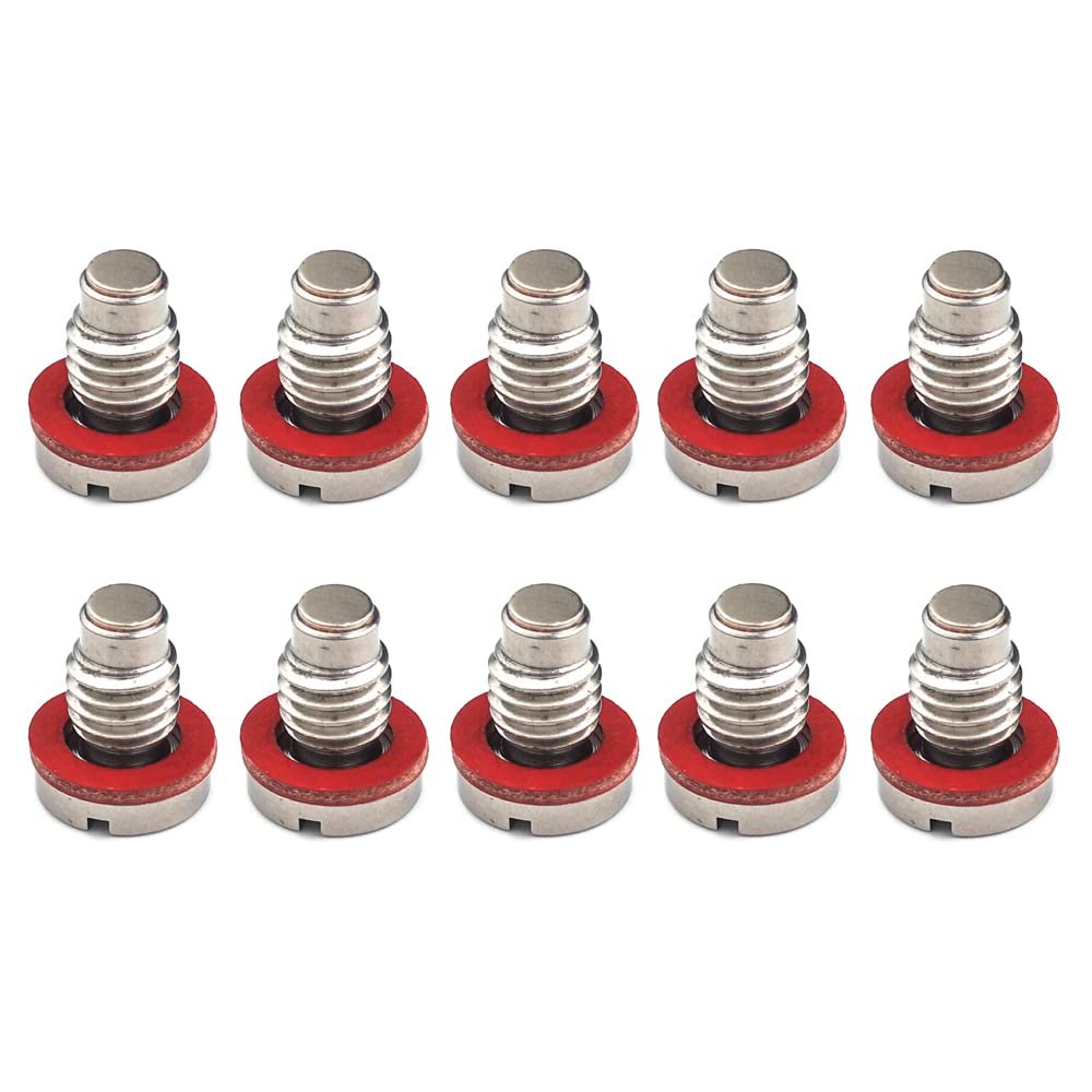 10pcs/Set 90340-08002-00 Magnetic Stainless Steel Plug, Marine Screw for Yamaha Outboard Boat Engine