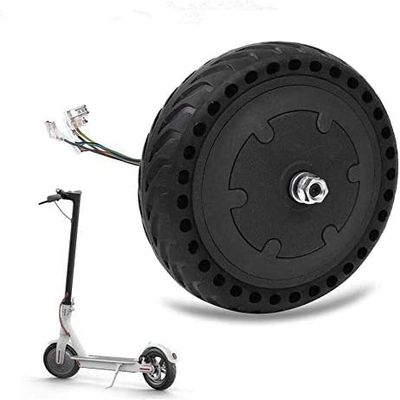 GYL Motor and Explosion Proof Honeycomb Structure Anti-Skid Wheel Tire Set Replacement for Xiaomi M365 Electric Scooter