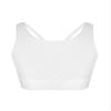 easyforever Kids Girls Athletic Sport Bra Strappy Back Vest Crop Top Tanks for Gym Workout Dance Gymnastics White E 4 view 1