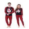 Benaive Matching Family Christmas Pajamas Set Holiday Pjs for Women Men Sleepwear (Black & Red, Snowman, 2T) view 2