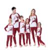 Benaive Matching Family Christmas Pajamas Set Holiday Pjs for Women Men Sleepwear (White & Red, Elk, 7) view 1