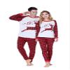 Benaive Matching Family Christmas Pajamas Set Holiday Pjs for Women Men Sleepwear (White & Red, Elk, 7) view 2