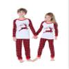Benaive Matching Family Christmas Pajamas Set Holiday Pjs for Women Men Sleepwear (White & Red, Elk, 7) view 3