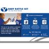 Baby Fanatic Wood Rattle 2 Pack - NCAA Georgia Bulldogs - Officially Licensed Baby Toy Set view 3