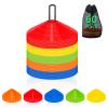 60 Pack Agile Soccer Cones with Portable Bags & Brackets,Sports Cones,cones for sports trainingsoccer cones for trainingsoccer training equipmentAgile Soccer Cones Used for Football Training view 1