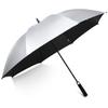 G4Free 62 Inch UV Protection Golf Umbrella UPF 50+ Large Sun Blocking Auto Open Windproof Rain Umbrellas (Silver/Black) view 1