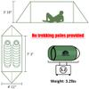 2-Person Trekking Pole Tent for Backpacking - 1.0 Ultralight A-Frame Backpacking Tent, Two Person Waterproof Hiking Tent for Camping, Lightweight Camping Tent for Scouts, Trekker (No Poles) view 3