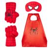 AOTLEANNO Plush Boxing Gloves with Cape and Blindfold, Incredible Pink Punch, Safe and Damage-Free Set, Birthday Festive Party Picks (Red)