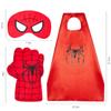 AOTLEANNO Plush Boxing Gloves with Cape and Blindfold, Incredible Pink Punch, Safe and Damage-Free Set, Birthday Festive Party Picks (Red) view 2