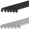 Aghami Spokes Nipples Bike Spokes Bicycle 13G/ 12G High- Carbon Steel Spokes and Nipples/78/134/191/197/216/222/224/207/ 270 Mm Knitting Needle Spokes for Bikes (Color : Black 12G 239mm) view 2