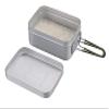 Captain Stag UH-4115 Mess Tin Aluminum Square Cooker, Large Size, 2 Cups, Scale Included, All-Anodized Finish view 3