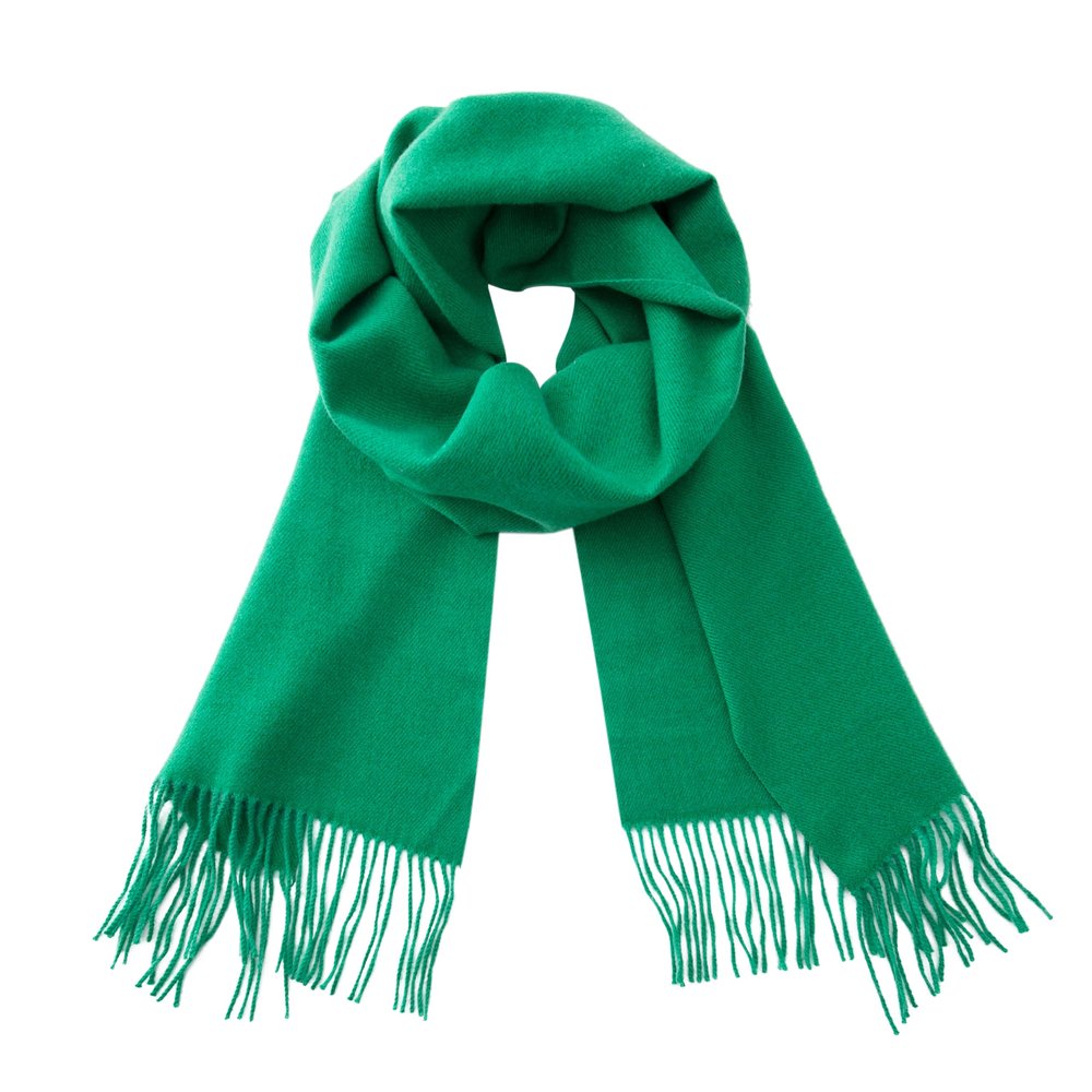 CALVIN & OLIVIA Super Soft Cashmere-Like Touch Lightweight Scarf Cozy Winter Accessory & Perfect Holiday Gift for Men & Women - Green