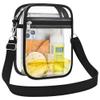 Slumou Clear Purse for Women Clear Crossbody Bag for Stadium Events with Removable Straps for Concert Sport Beach view 1