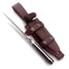 GCS Handmade Handle D2 Tool Steel Tactical knife Hunting Knife Camp Knife with leather sheath Full tang blade designed for Hunting & EDC GCS 314 view 4
