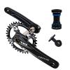 BUCKLOS IXF 104 BCD 30T-38T 170MM Mountain Bike Crankset, Hollow Integrated MTB Crank Set, Aluminum Alloy Crankset Round Oval Narrow Wide Chainring with Bottom Bracket Bolts Fit Shimano/FSA Gaint. view 1