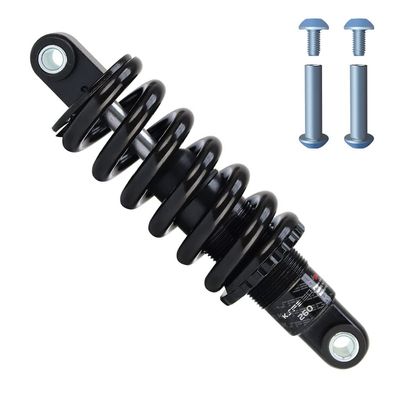 Jejy 150mm Rear Shock Absorber Mountain Bike Oil Spring for XC Soft Tail MTB Bicycle Spring Downhill Rear Shock Black (Color : 150mm, Size : 650lbs)