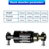 Jejy Rear Shock Absorber MTB Aluminum Alloy Bike Accessories, 850/1000lbs Spring Downhill Rear Shock Bicycle (Size : 150mm/1000Lbs) view 4