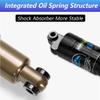 Jejy Shock Absorber 125/150/165/ 190mm Mountain Bike Soft Tail Bicycle Oil Spring Shock MTB Rear Shock Absorber (Size : 165mm/1000Lbs) view 3