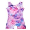 Belovance Leotards for Girls Gymnastics Unicorn Athletic Dance Wear Shiny Rainbow Blue Hotpink (Butterfly Hotpink, 7-8 Years) view 1