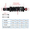 Jejy Bicycle Rear Shocks Oil Spring MTB Rear Shock Absorber, Suspension Damping Black 125/150/165/ 190mm for Soft Tail/Electric Bikes (Color : 125mm/550lbs) view 2