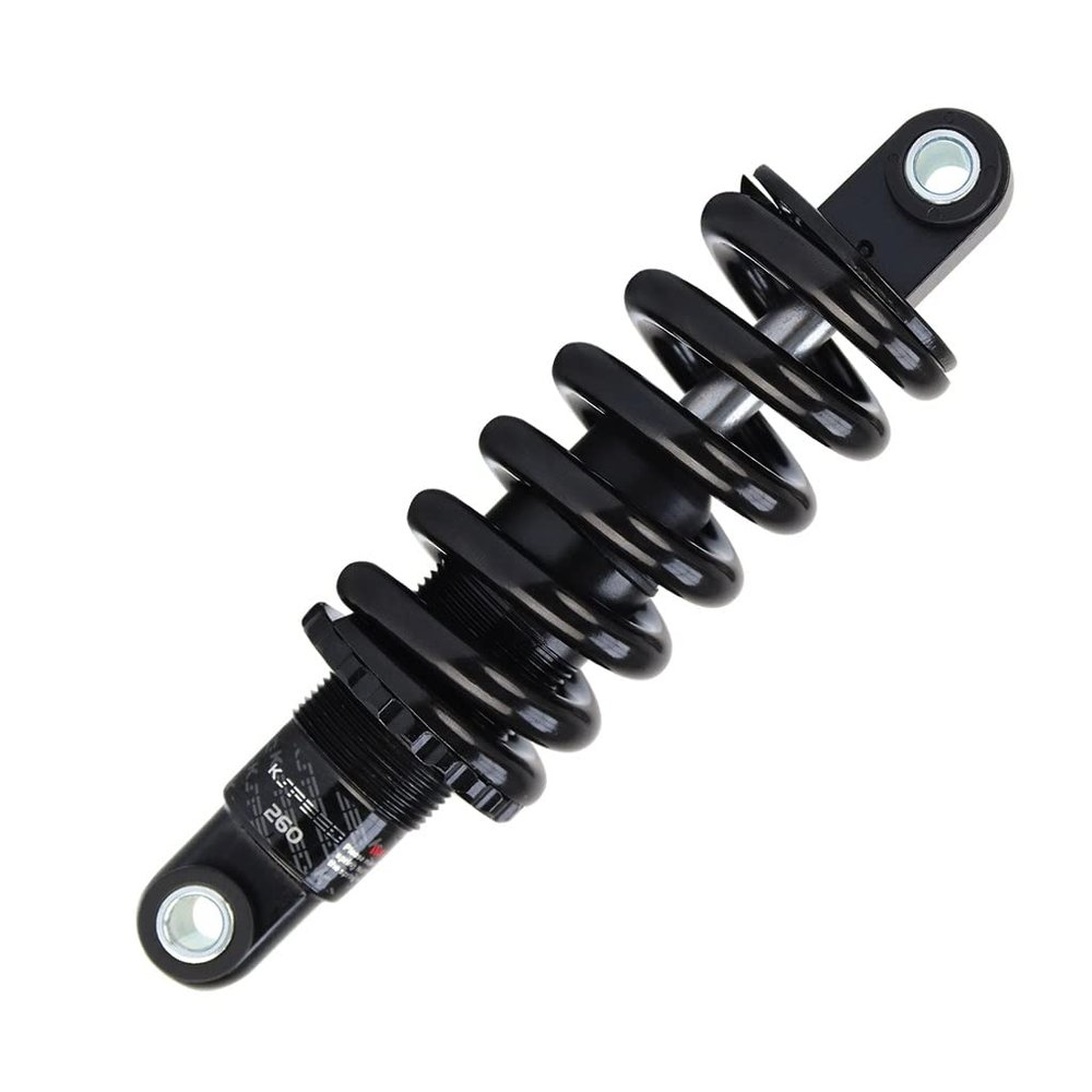 Jejy MTB Bicycle XC Soft Tail Shock Absorber Rear Biliary Spring Bike 125mm Accessories Lock Out Suspension (Size : 125mm, Weight Range : 1500lbs)