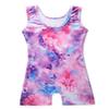 Belovance Leotards for Girls Gymnastics Unicorn Athletic Dance Wear Shiny Rainbow Blue Hotpink (Butterfly Hotpink, 9-10 Years) view 2