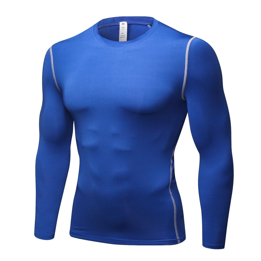 Men's Compression Long Sleeve Shirts, Cool Dry Sport Workout Underwear Shirt Athletic Baselayer Running Gym Tops