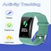 GRV Fitness Tracker Non Bluetooth Fitness Watch No App No Phone Required Waterproof Pedometer Watch with Steps Calories Counter Sleep Tracker for Men Women Parents (Green) view 2