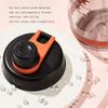 Water Bottle Water Bottle with Straw Large 84.5/104.8 Ounces Water Jug Leakproof Food Contact Grade PC+PP+PE+TPR Silicone Water Bottle Water Jug (Color : Orange, Size : 2500ml) view 4