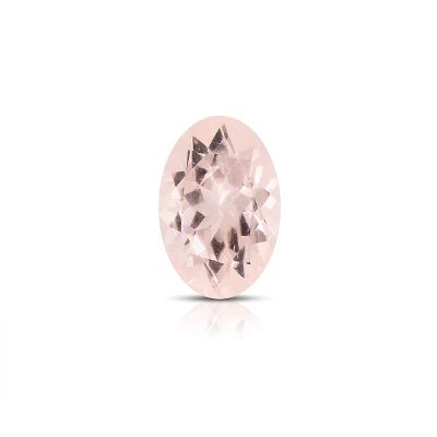 GEMVIO Collections 1/10 Carat Round Cut 3MM AAA Clarity Single Natural Morganite Loose Gemstone (0.10 Cttw)