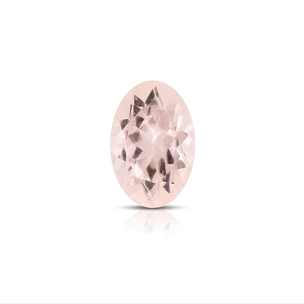 GEMVIO Collections 1/10 Carat Round Cut 3MM AAA Clarity Single Natural Morganite Loose Gemstone (0.10 Cttw)