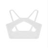 easyforever Kids Girls Athletic Sport Bra Strappy Back Vest Crop Top Tanks for Gym Workout Dance Gymnastics White E 6 view 2