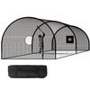 Holymuss Pro 20FT Baseball Batting Cage Net and Frame, Baseball & Softball Hitting Cage Netting for Pitching Training in The Backyard - with Pitching Backstop and Carry Bag view 1