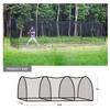Holymuss Pro 20FT Baseball Batting Cage Net and Frame, Baseball & Softball Hitting Cage Netting for Pitching Training in The Backyard - with Pitching Backstop and Carry Bag view 3
