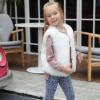 Ikevan Little Girls' Faux Fur Wool Vest Jacket Toddler Baby Kids Winter Coat Outwear Thick Warm Waistcoat 1Y-6Y (White, 2-3 Years) view 4