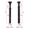 Zoom Bike Suspension Seatpost Bicycle Seat Post Replacement Lightweight Aluminum Body Clamp Angle Adjustable Offset 14mm Black 30.4 view 2