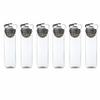 DISCOUNT PROMOS 6 Gridiron Infuser Water Bottles Set, 27 oz. - Screw On, Flip-Top Lid, Spill-Resistant, BPA-Free - Smoke view 1
