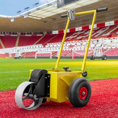 StadiumMax Wheel Transfer Line Marker  Durable Steel Paint Tank, Adjustable Handle and Easy Line Control | Ideal for Sports Fields & Courts (Machine Only, 2" Line Marking Machine)