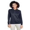 Harriton Ladies' Snag Protection Plus IL Long Sleeve Polo 2XL Dark Navy