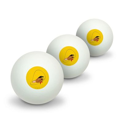 GRAPHICS & MORE Looney Tunes Speedy Face Novelty Table Tennis Ping Pong Ball 3 Pack