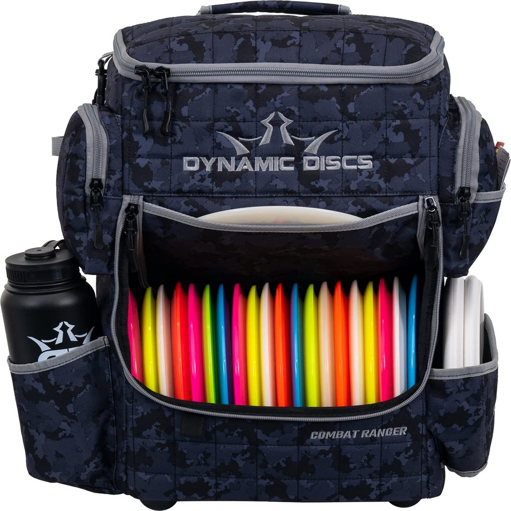 Dynamic Discs Combat Ranger Disc Golf Backpack | Large Bag with Putter Pouch | 20+ Disc Capacity